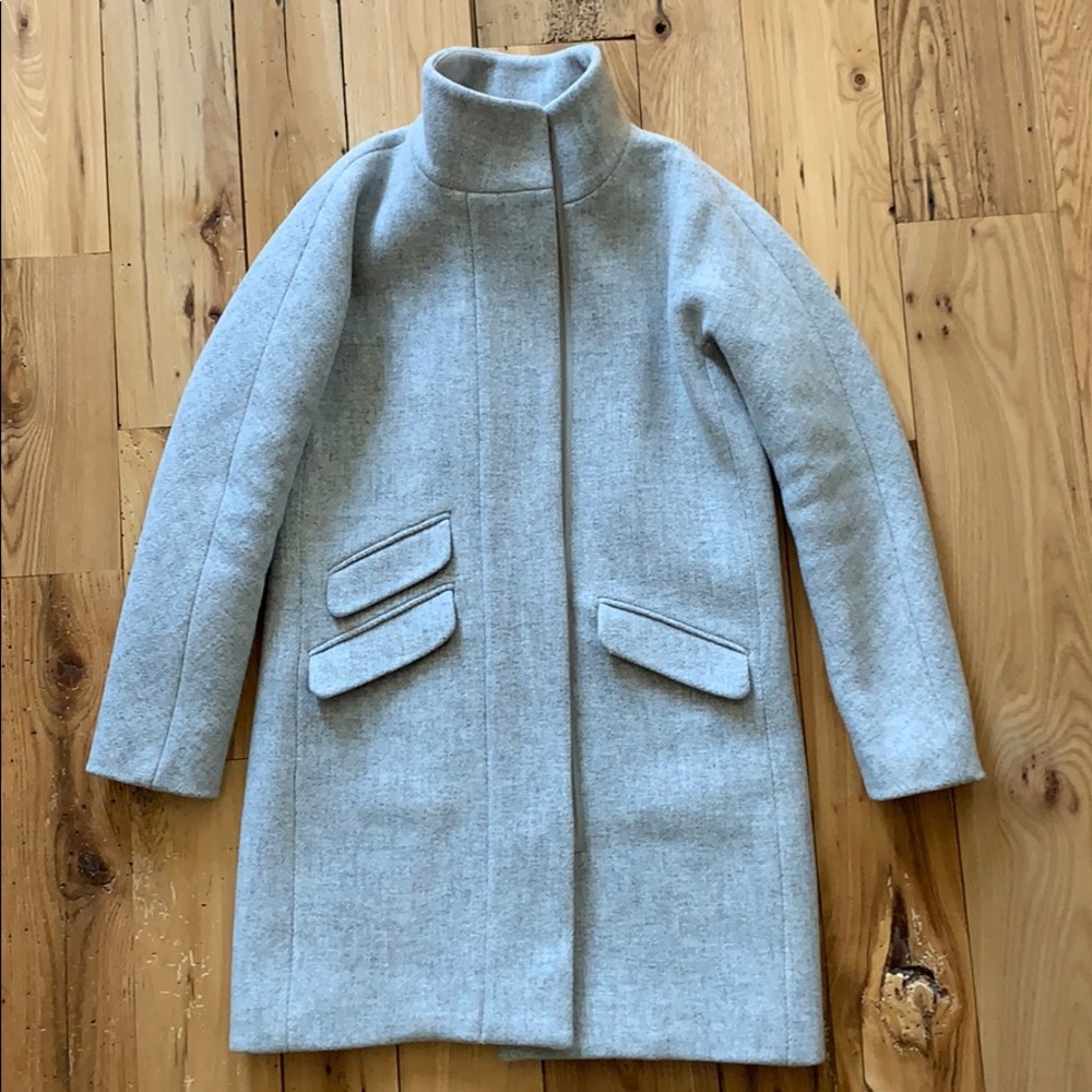 J. Crew Cocoon Coat Stadium Cloth Wool